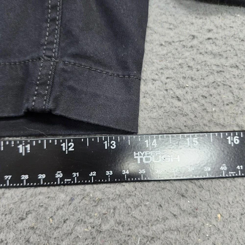 LOFT Monroe 6" Shorts Womens 12 Black Curvy Mid Rise Chino Twill New Tags - Picture 2 of 10